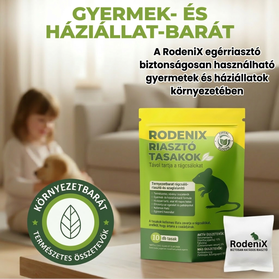 RodeniX - Rágcsáló távoltartó tasak 10db-os